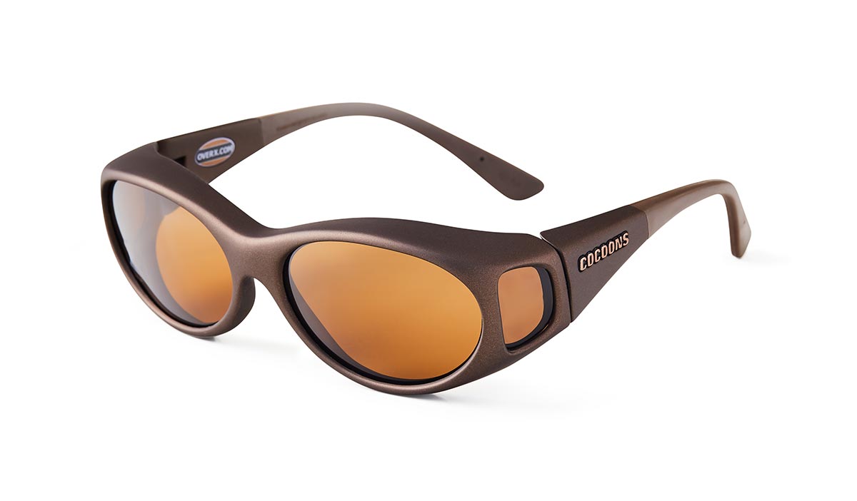 Cocoons Fitover Polarized Sunglasses Sand/Amber Ashley Ridge Optical